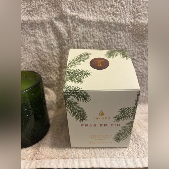 Thymes Frasier Fir Candle new in box 6.5 oz. Great! - Picture 3 of 6
